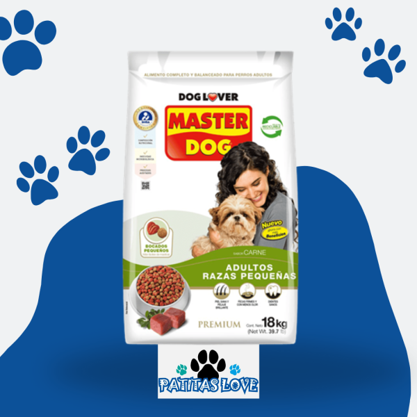 MasterDog Adulto Raza Pequeña 18kg carne